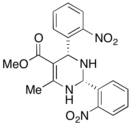(2R,4R)-rel-1,2,3,4-Tetrahydro-6-methyl-2,4-bis(2-nitrophenyl)-5-pyrimidinecarboxylic Acid Methyl Ester - image 1
