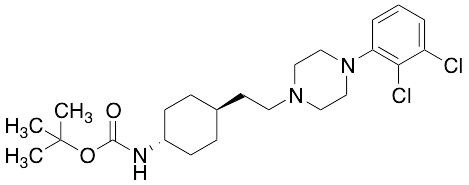 tert-Butyl ((1R,4R)-4-(2-(4-(2,3-dichlorophenyl)piperazin-1-yl)ethyl)cyclohexyl)carbamate - image 1