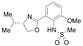 N-[2-[(4S)-4,5-Dihydro-4-(1-methylethyl)-2-oxazolyl]-6-methoxyphenyl]methanesulfonamide - image 1