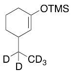 [(3-Ethyl-1-cyclohexen-1-yl)oxy]trimethylsilane-d5 - image 1
