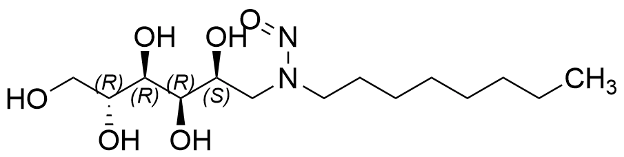 N-Octyl-N-((2S,3R,4R,5R)-2,3,4,5,6-pentahydroxyhexyl)nitrous Amide - image 1