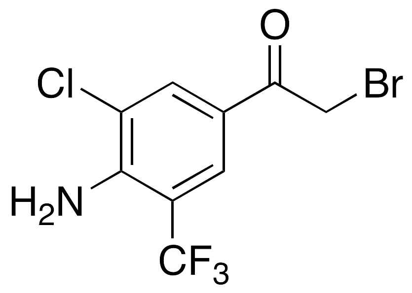 1-[4-Amino-3-chloro-5-(trifluoromethyl)phenyl]-2-bromo-ethanone - image 1