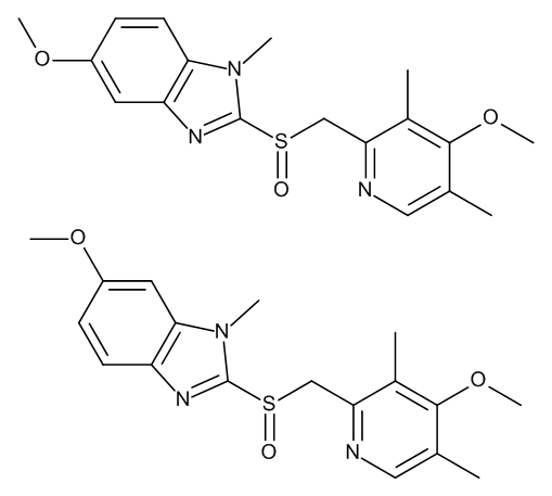 N-Methyl Omeprazole(Mixture of isomers with the methylated nitrogens of imidazole) - image 1