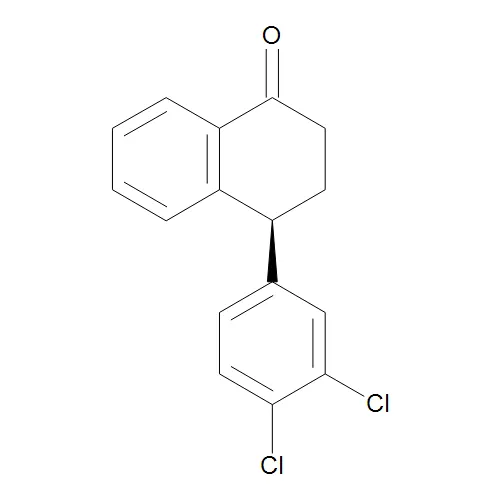 (4S)-(3',4'-Dichlorophenyl)-3,4-dihydro-2H-naphthalen-1-one - image 1