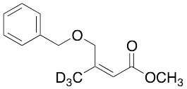 (2Z)-3-Methyl-4-(benzyloxy)-2-butenoic-d3 Acid Methyl Ester - image 1