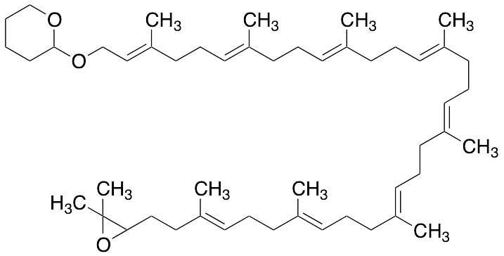 2-(((2E,6E,10E,14E,18E,22E,26E,30E)-33-(3,3-Dimethyloxiran-2-yl)-3,7,11,15,19,23,27,31-octamethyltritriaconta-2,6,10,14,18,22,26,30-octaen-1-yl)oxy)tetrahydro-2H-pyran - image 1