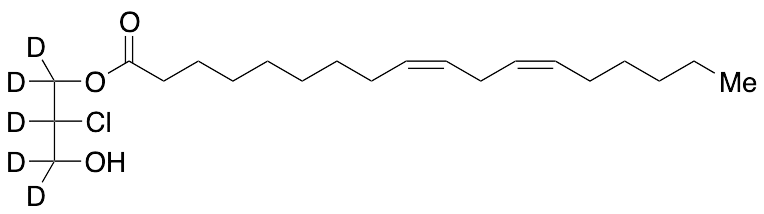 rac-1-Linoleoyl-2-chloropropanediol-d5 - image 1