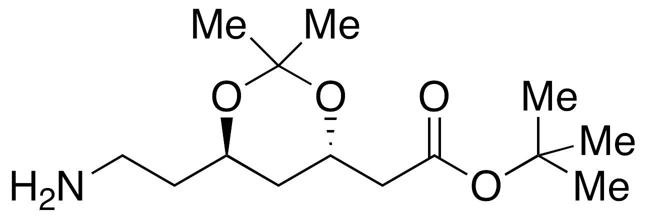(4S,trans)-1,1-Dimethylethyl-6-aminoethyl-2,2-dimethyl-1,3-dioxane-4-acetate - image 1