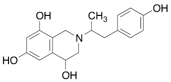 1,2,3,4-Tetrahydro-2-[2-(4-hydroxyphenyl)-1-methylethyl]-4,6,8-isoquinolinetriol - image 1