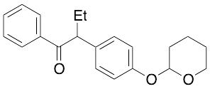 1-Phenyl-2-[4-[(tetrahydro-2H-pyran-2-yl)oxy]phenyl]-1-butanone - image 1
