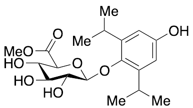4-Hydroxy Propofol 1-O-Beta-D-Glucuronic Acid Methyl Ester - image 1