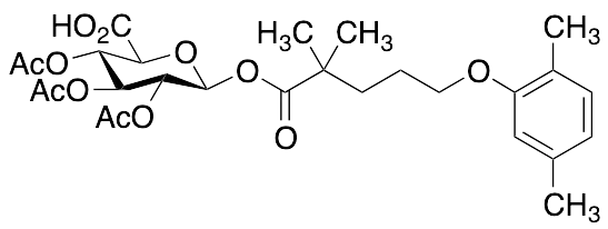 Gemfibrozil 1-O-Beta-D-(3,4,5-O-Triacetyl)glucuronide - image 1