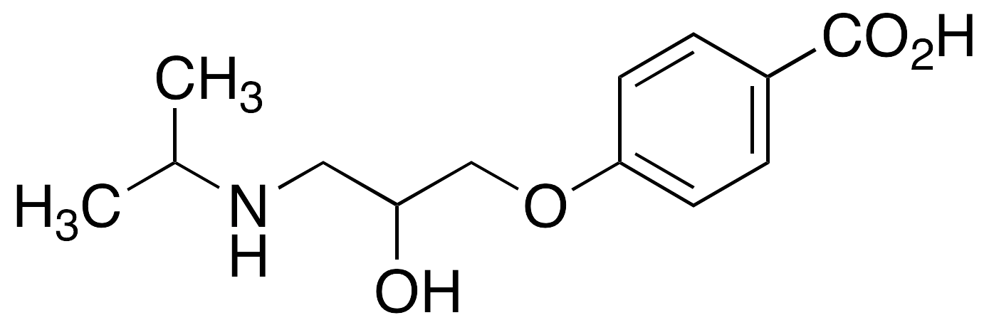 4-(2-Hydroxy-3-isopropylaminopropoxy)benzoic Acid - image 1