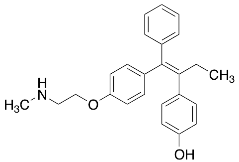 N-Desmethyl-4’-hydroxy Tamoxifen - image 1