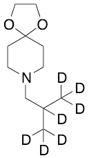 8-Isobutyl-1,4-dioxa-8-azaspiro[4.5]decane-d7 - image 1