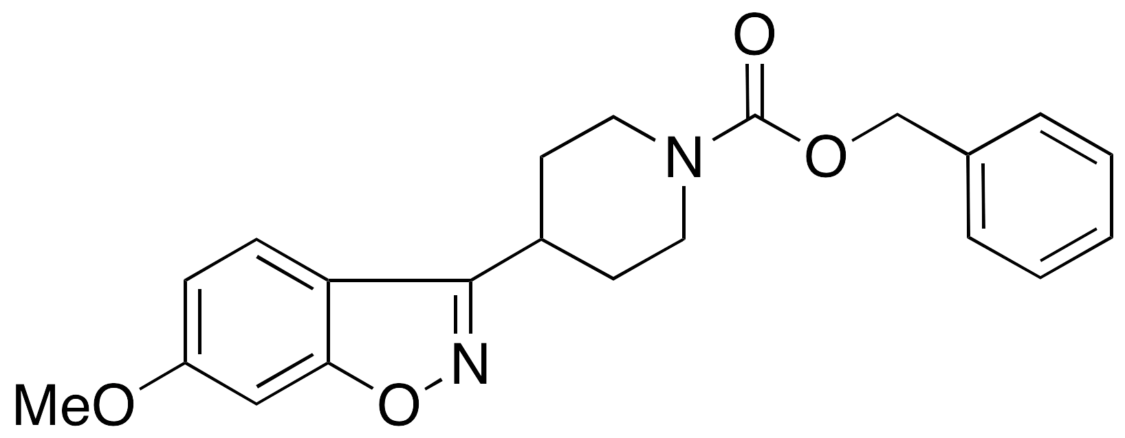 6-Methoxy-3-[4-(N-benzyloxycarbonyl)piperidinyl]-1,2-benzisoxazole - image 1
