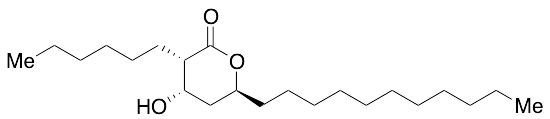 [3S-(3Alpha,4Alpha,6Beta)]-3-Hexyltetrahydro-4-hydroxy-6-undecyl-2H-pyran-2-one - image 1