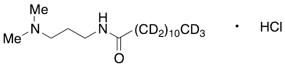 N-[3-(Dimethylamino)propyl]lauramide-d23 Hydrochloride - image 1