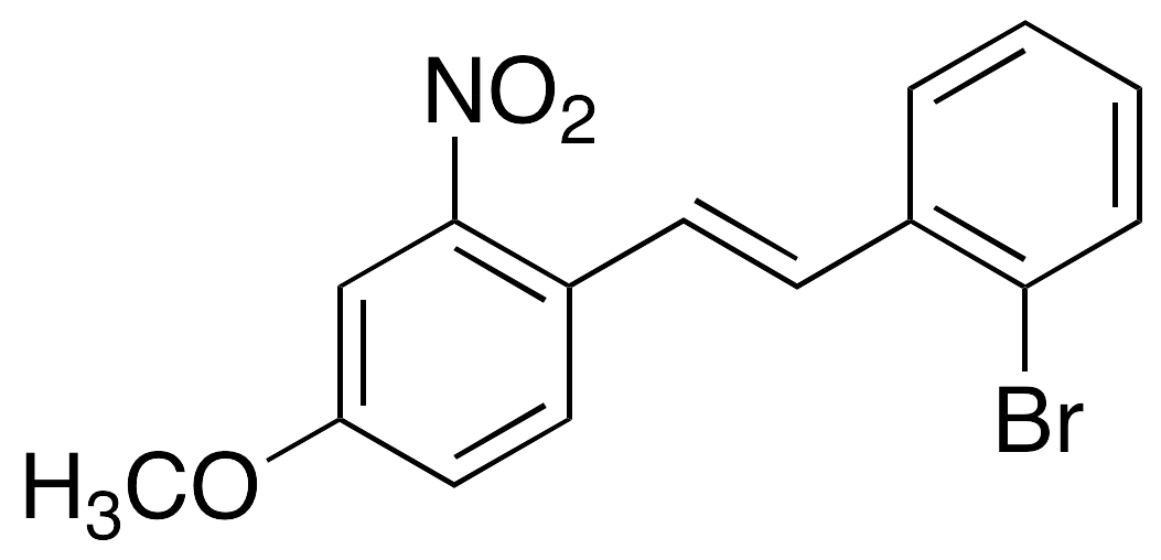 (E)-2-Bromo-2’-nitro-4’-methoxystilbene - image 1