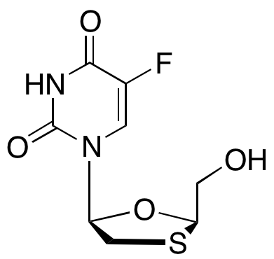 cis 5-Fluoro-1-[2-(hydroxymethyl)-1,3-oxathiolan-5-yl]-2,4(1H,3H)- pyrimidinedione - image 1