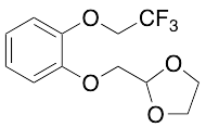 2-[[2-(2,2,2-Trifluoroethoxy)phenoxy]methyl]-1,3-dioxolane - image 1