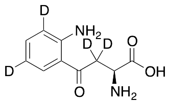 L-Kynurenine-d4 [4-(2-aminophenyl-3,5-d2); 3,3-d2] - image 1