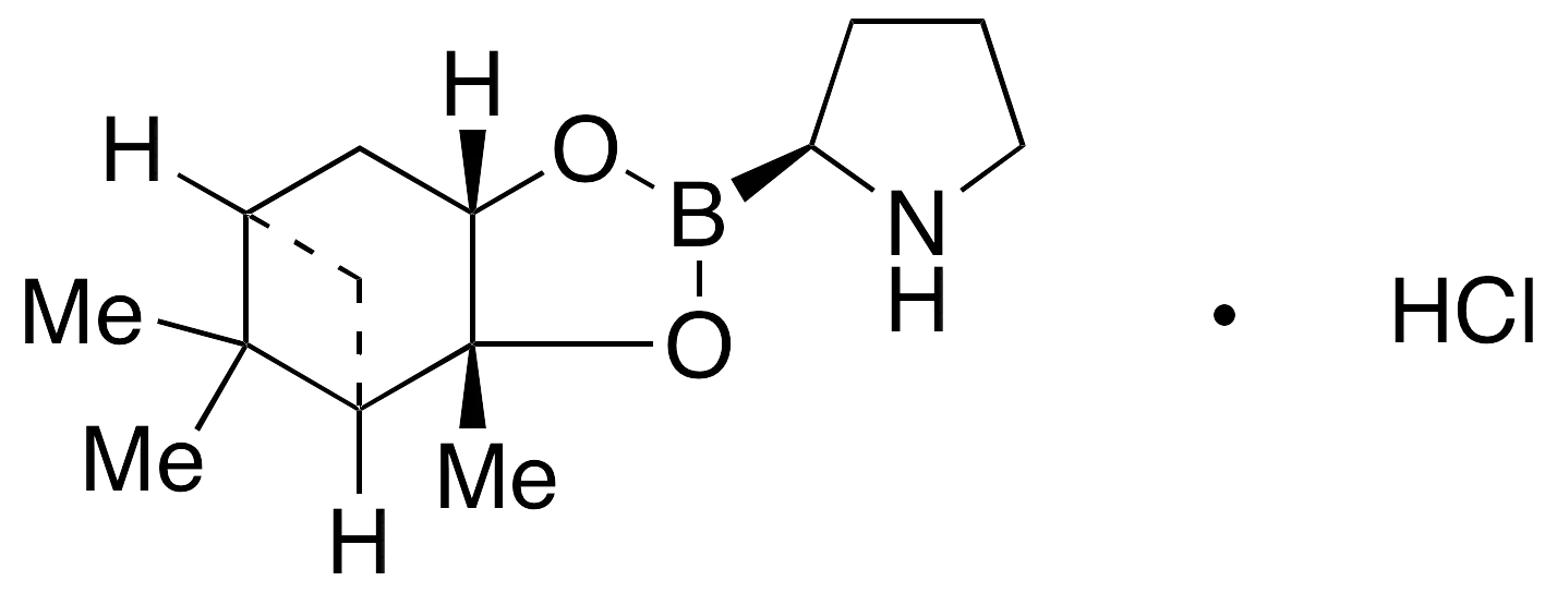 (1R,2R,3S,5R)-Pinanediol Pyrrolidine-2S-boronate Hydrochloride - image 1