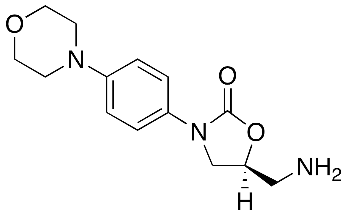 (S)-5-Aminomethyl-3-(4-morpholinophenyl)-1,3-oxazolidin-2-one - image 1