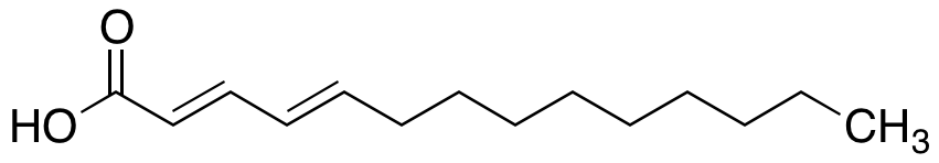 (2E,4E)-2,4-Tetradecadienoic acid - image 1