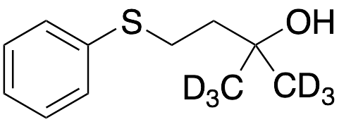2-Methyl-4-(phenylthio)-2-butanol-d6 - image 1