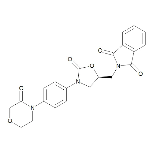 4-[4-[(5S)-5-Phthalimidomethyl-2-oxo-3-oxazolidinyl]phenyl]-3-morpholinone - image 1