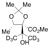 (4R,5S)-4-(2-Hydroxypropan-2-yl)-2,2,5-trimethyl-1,3-dioxolane-4-carboxylic Acid Methyl Ester-d6 - image 1
