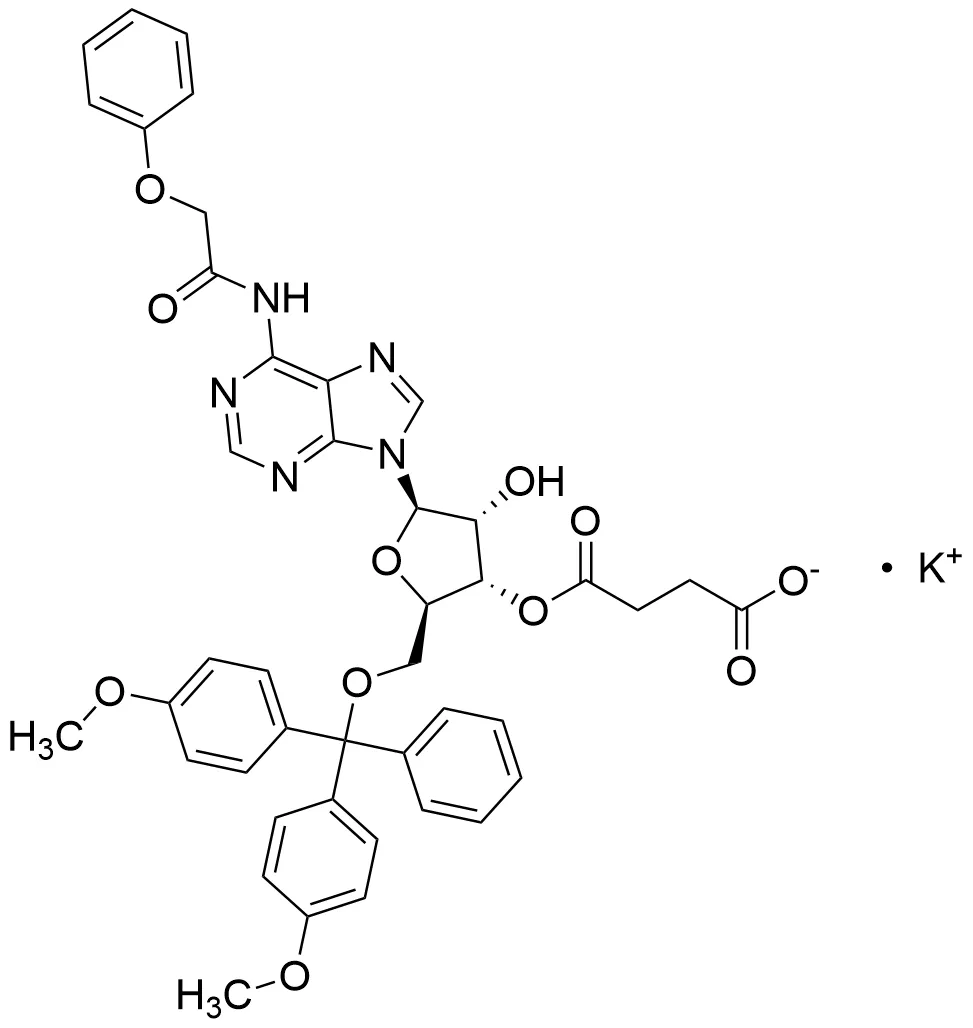 2'-Hydroxy 5'-O-DMT 3'-O-Succinate N-(2-phenoxyacetyl)-Adenosine Potassium - image 1