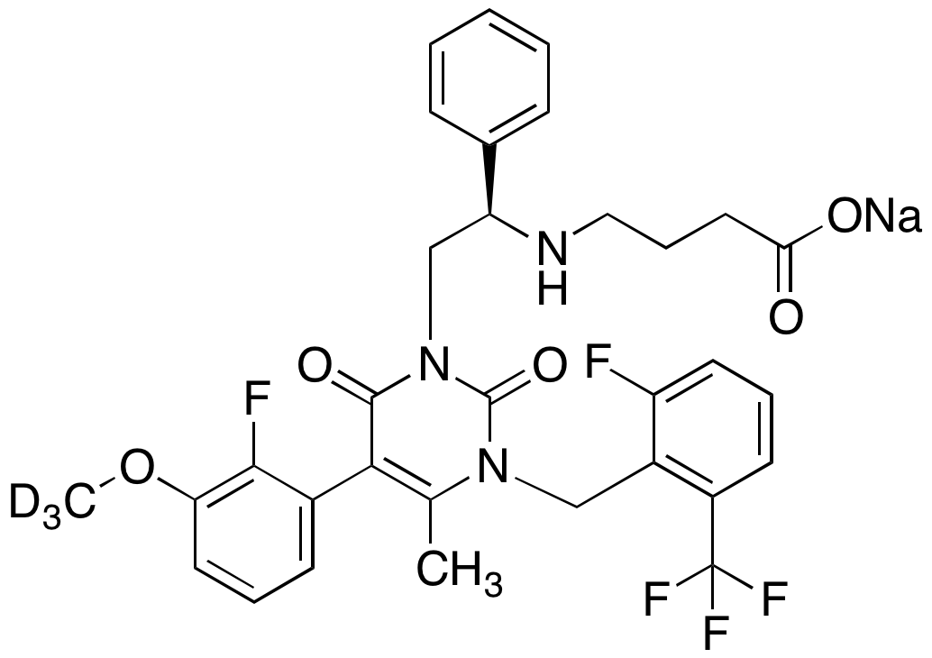 Elagolix Methoxy-d3 Sodium Salt - image 1