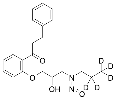 N-Nitroso Propafenone (2,2,3,3,3-Propyl-D5) - image 1