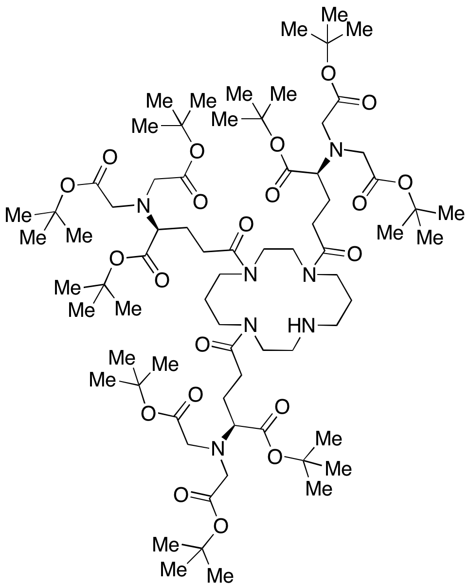 (Alpha1S,Alpha4S,Alpha8S)-Alpha,Alpha',Alpha''-Tris[bis[2-(1,1-dimethylethoxy)-2-oxoethyl]amino]-Delta,Delta',Delta''-trioxo-1,4,8,11-tetraazacyclotetradecane-1,4,8-tripentanoic Acid 1,4,8-Tris(1,1-dimethylethyl) Ester - image 1