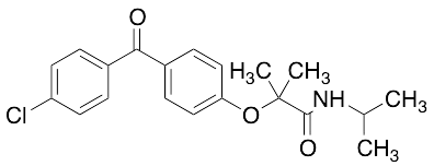 2-[4-(4-Chlorobenzoyl)phenoxy]-2-methyl-N-(1-methylethyl)-propanamide - image 1
