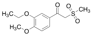 1-(3-ethoxy-4-methoxyphenyl)-2-(methylsulfonyl)ethanone - image 1