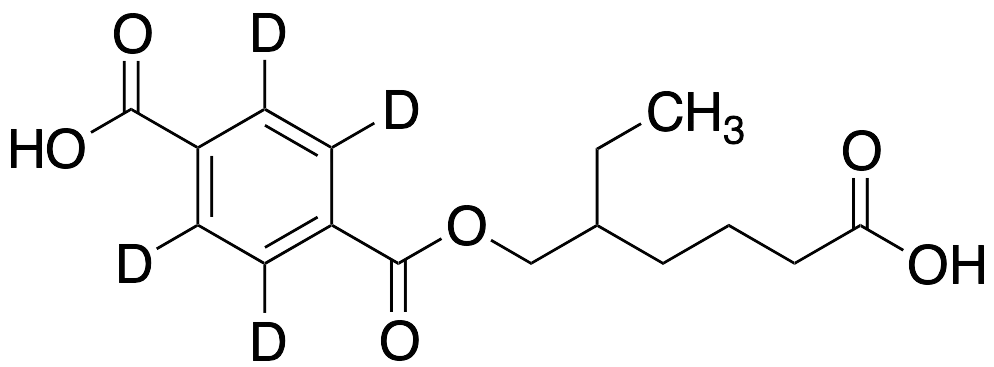 Mono-2-ethyl-5-carboxypentyl Terephthalate-d4 (MECPTP) - image 1