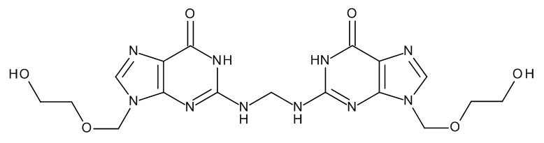 Acyclovir N-Methylene Dimer - image 1