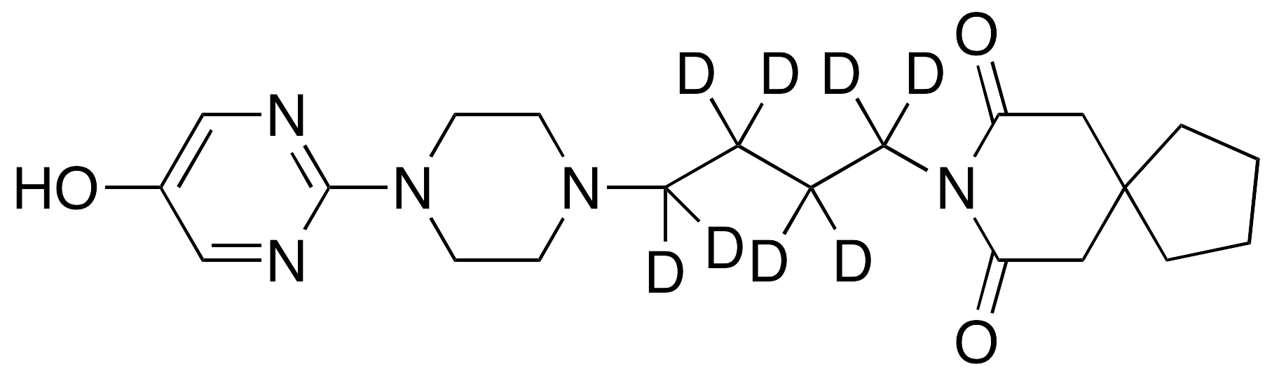 5-Hydroxy Buspirone-d8 - image 1