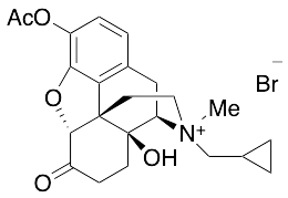 (5Alpha,17S)-3-(Acetyloxy)-17-(cyclopropylmethyl)-4,5-epoxy-14-hydroxy-17-methyl-6-oxomorphinanium Bromide - image 1