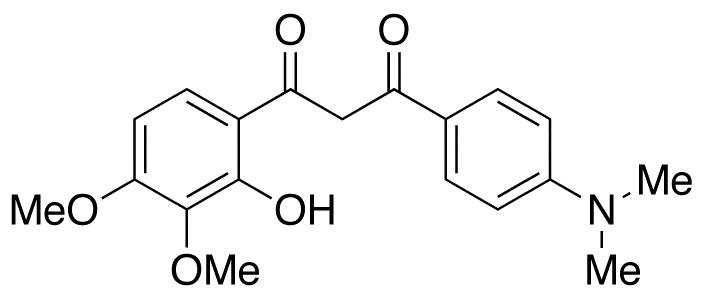 1-[4-(Dimethylamino)phenyl]-3-(2-hydroxy-3,4-dimethoxyphenyl)-1,3-propanedione - image 1