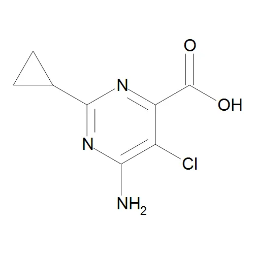 6-amino-5-chloro-2-cyclopropylpyrimidine-4-carboxylic Acid - image 1