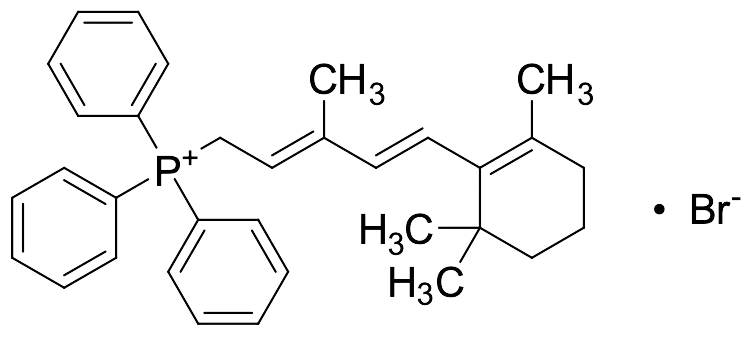 [(2E,4E)-3-Methyl-5-(2,6,6-trimethyl-1-cyclohexen-1-yl)-2,4-pentadien-1-yl]triphenyl-phosphonium Bromide - image 1