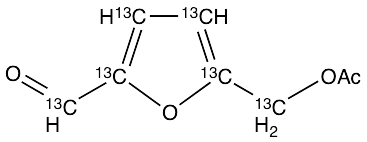 5-Acetoxymethyl-2-furaldehyde-13C6 - image 1