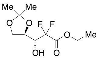 3-((R)-2,2-Dimethyl-1,3-dioxolan-4-yl)-2,2-difluoro-3-hydroxypropanoic Acid (R)-Ethyl Ester - image 1