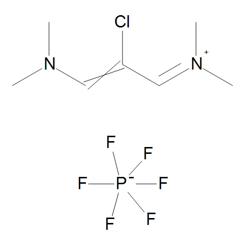 N-[2-Chloro-3-(dimethylamino)-2-propen-1-ylidene]-N-methylmethanaminium Hexafluorophosphate - image 1