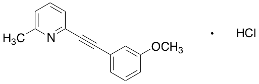 2-Methyl-6-[(3-methoxyphenyl)ethynyl]pyridine Hydrochloride - image 1