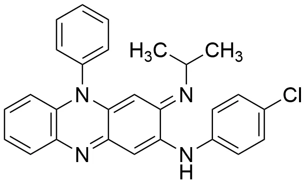 N-(4-Chlorophenyl)-3,5-dihydro-3-[(1-methylethyl)imino]-5-phenyl-2-phenazinamine  - image 1